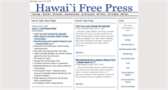 Desktop Screenshot of hawaiifreepress.com